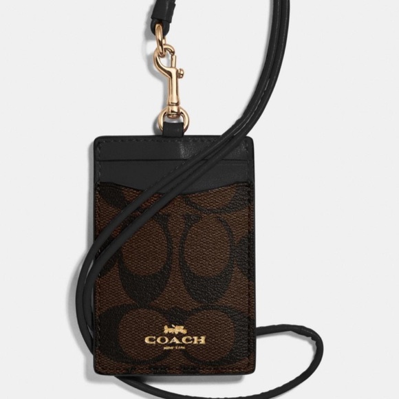 Coach ID LANYARD IN SIGNATURE CANVAS - Picture 1 of 3